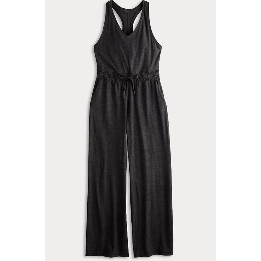 NWT FLX Wander Cinch Waist Jumpsuit Black Size XL
